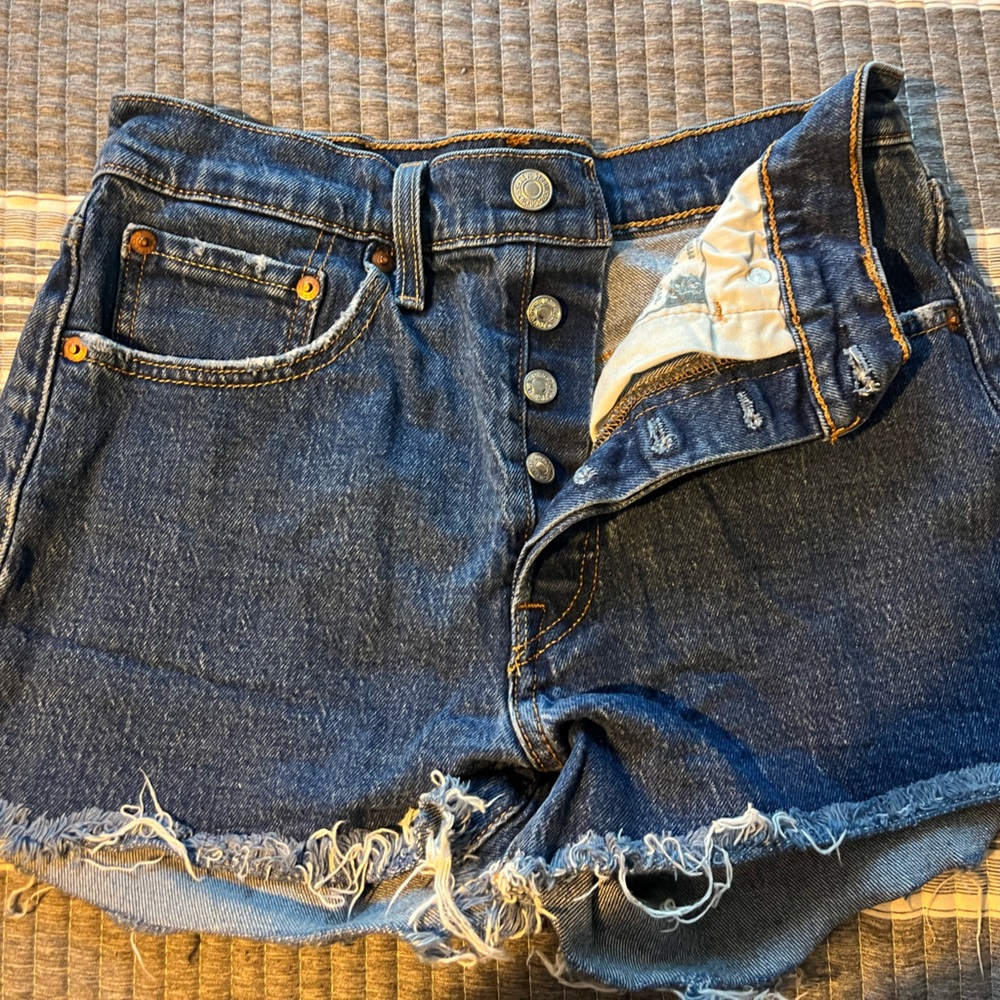 Stylish Blue Denim Women's Shorts